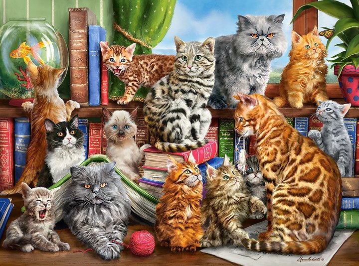 Pussel House of Cats - 2000 bitar