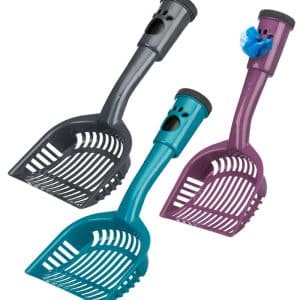 Spade med bajspåsar i skaftet (Petrolblå)