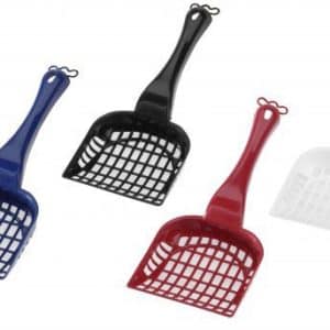 Spade vit/svart/röd/blå