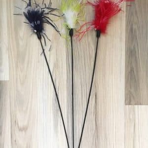 Spö med fjädrar (4 olika färger)
