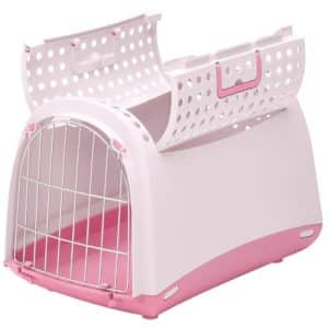 Transportbur open rosa