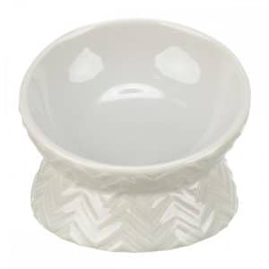 Trixie Kattmatskål Upphöjd Vit