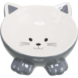 Bowl Cat Elevated Ceramic 150ml Mix Färg - Katt - Matplats & Vattenfontäner för katt - Matskålar & Vattenskålar för katt - Trixie - ZOO.se