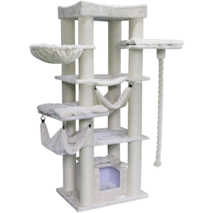 Cat-scratcher Rubi Beige 197 cm , sisal Ø 15 cm - Katt - Klösträd & klösmöbler för katt - Klösmöbler & Klöstunnor - Nobby - ZOO.se