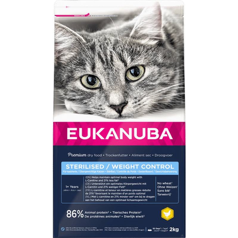 Cat Adult Sterilised/Weight Control 400 g - Katt - Kattfoder & kattmat - Torrfoder till katt - Eukanuba - ZOO.se