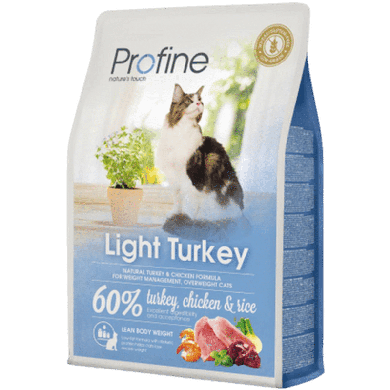 Cat Dry Food Light Turkey & Chicken 10kg - Katt - Kattfoder & kattmat - Torrfoder till katt - Profine - ZOO.se