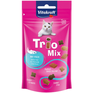 Cat Trio Mix Fish Cat Treats Mix 60 g - Katt - Kattgodis & Kattgräs - Belöningsgodis för katt - Vitakraft - ZOO.se