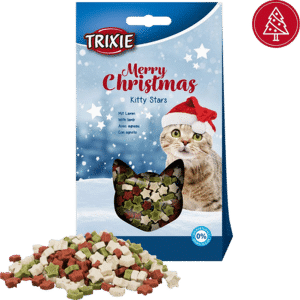 Christmas Kitty Stars with Lamb Red 140 g - Katt - Kattgodis & Kattgräs - Belöningsgodis för katt - Trixie - ZOO.se
