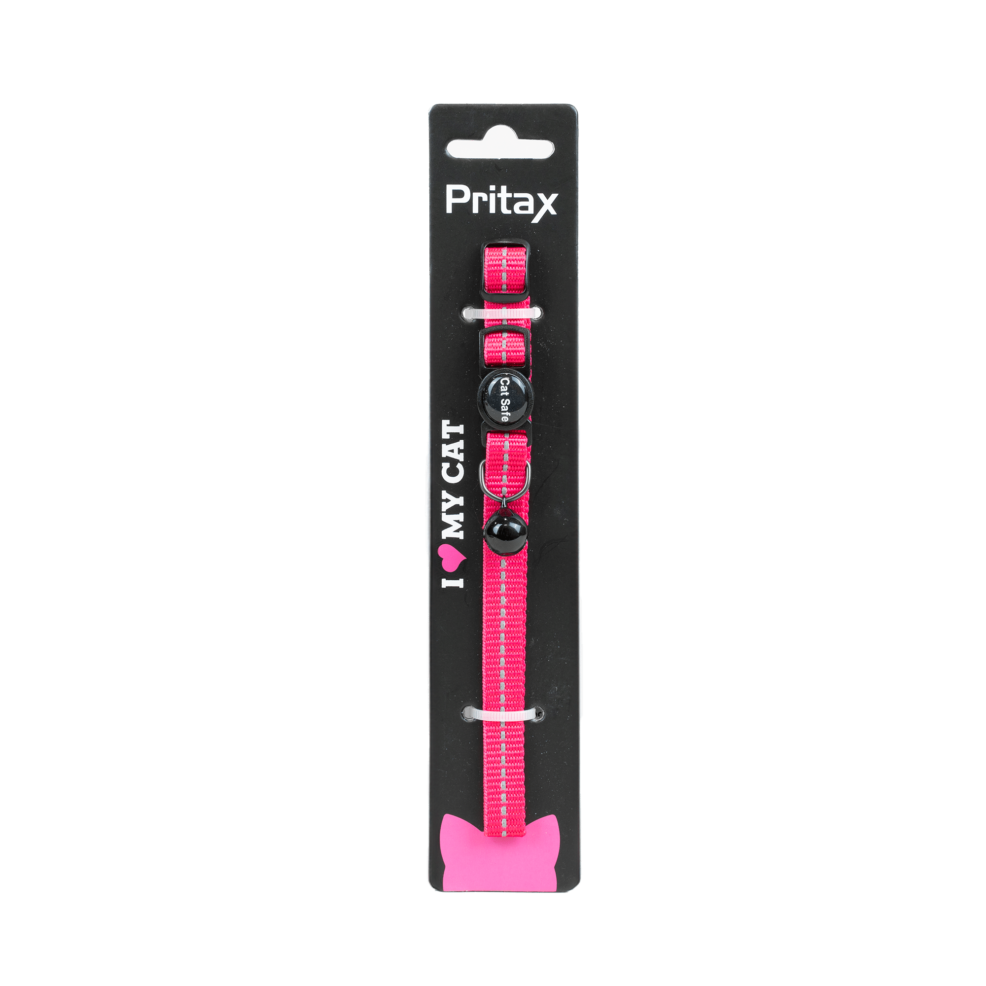 Katthalsband Maja 10 mm x 19-30 cm Rosa - Katt - Katthalsband, kattsele & kattkoppel - Katthalsband & Reflexhalsband - Pritax - ZOO.se