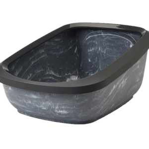 Kattlåda Aseo Jumbo Marble, 67,5x48,5x29cm, Grå/Vit - Katt - Kattlådor & toaletter för katt - Kattlådor för utställning - Savic - ZOO.se