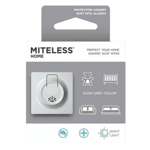 Miteless Home Grå - Lindra Kvalsterallergi - Hund - Hundvård & Tillskott - Mot Ohyra & Fästingar, Katt - Kattvård & Tillskott - Fästingmedel & skydd mot ohyra hos katt - Tickless - ZOO.se