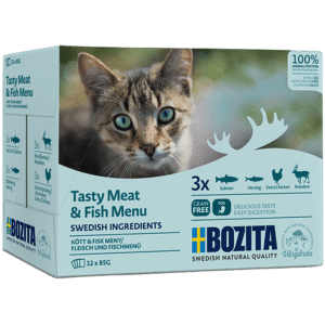 Pouch Multibox Kött & Fisk i Sås 85 g x 12 st - Portionspåsar - Katt - Kattfoder & kattmat - Blötmat & våtfoder till katt - Bozita Katt - ZOO.se