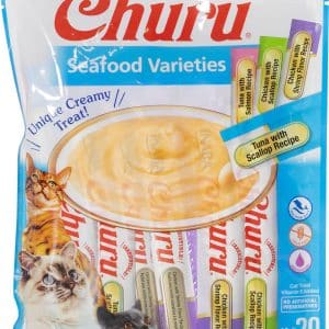 Seafood Varieties 20-pack - Katt - Kattfoder & kattmat - Blötmat & våtfoder till katt - Churu - ZOO.se