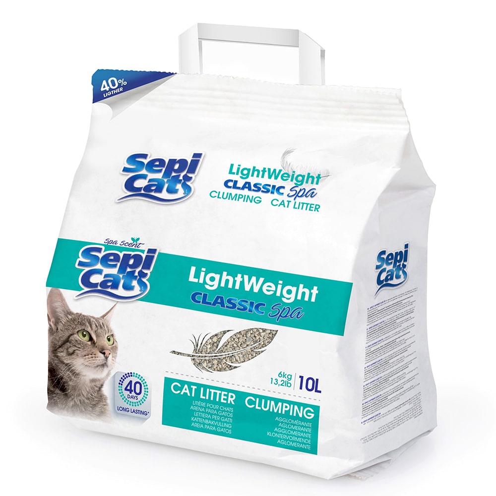 Sepicat LightWeight kattströ till sparpris! - LightWeight Classic Spa (10 l)