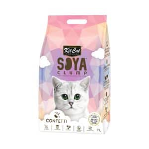 Soyaclump Eco Kattströ - Confetti / 7 L