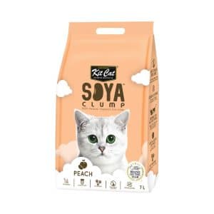Soyaclump Eco Kattströ - Peach / 7 L