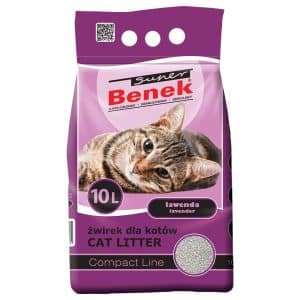 Super Benek Compact Lavendel - 10 l (ca 8 kg)