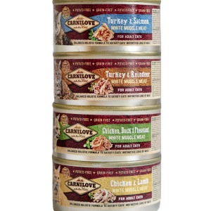 WMM 4-pack - Katt - Kattfoder & kattmat - Blötmat & våtfoder till katt - Carnilove - ZOO.se