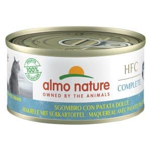 Almo Nature HFC Complete 6 x 70 g - Makrill & sötpotatis