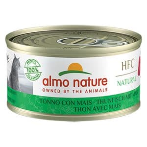 Almo Nature HFC Natural 6 x 70 g - HFC Natural Tonfisk med majs