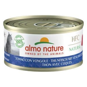 Almo Nature HFC Natural 6 x 70 g - HFC Natural Tonfisk & venusmusslor