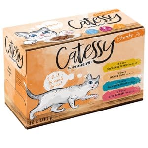 Catessy bitar i gelé - 12 x 100 g