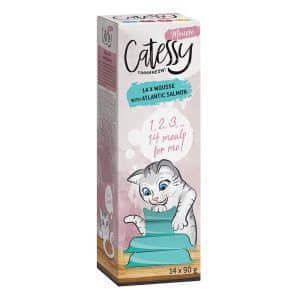 Catessy Mousse portionsformar 14 x 90 g - Med atlantlax