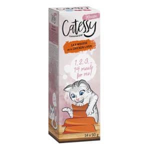 Catessy Mousse portionsformar 14 x 90 g - Med kycklinglever
