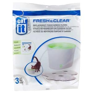 Catit Design Fresh & Clear vattenfontän - Tillbehör: Ersättningsfilter (3 st)