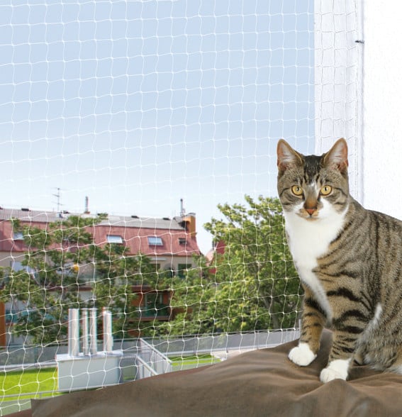 Cat Protect kattnät Transparent - X-large