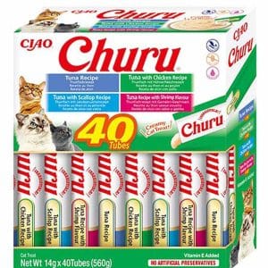 Churu Kattgodis 40-pack Seafood