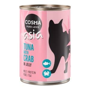 Cosma Asia in Jelly 6 x 400 g - Tonfisk & krabbkött