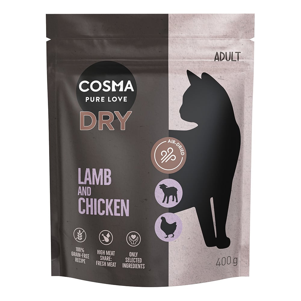 Cosma torrfoder lamm & kyckling - 400 g