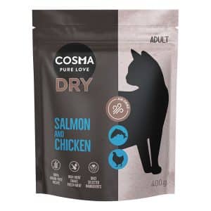Cosma torrfoder lax & kyckling - 400 g