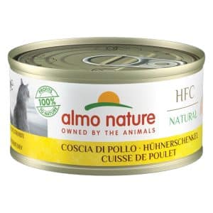 Ekonomipack: Almo Nature HFC Natural 12 x 70 g - Kycklinglår