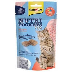 GimCat Nutri Pockets fisk - Med lax (60 g)
