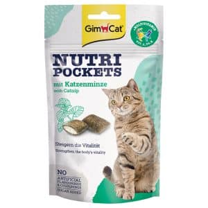 GimCat Nutri Pockets kattmynta - 60 g