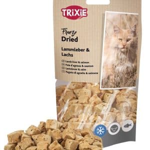 Kattgodis frystorkad lammlever & lax