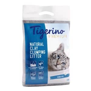 Prova till lågt pris! 6 kg Tigerino Canada kattströ Sensitive 6 kg (ca 14 l)