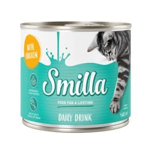 Smilla Daily Drink kattdryck med kyckling - 6 x 140 ml