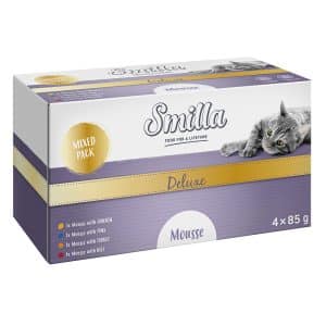 Smilla Deluxe Mousse & Chunks i mixpack 4 x 85 g - Mousse mixpack