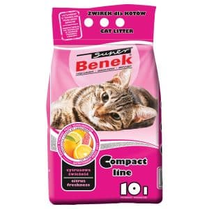 Super Benek Compact Citrus Freshness - Citrus Freshness 10 l (ca 8 kg)