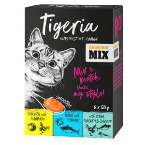 Tigeria Smoothie Snack 6 x 50 g - Mix (3 sorter)