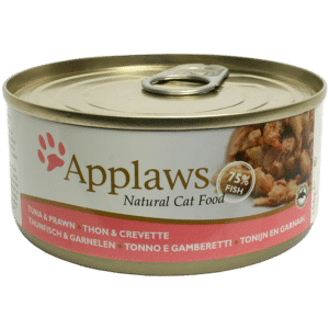 Tuna Fillet & Prawn 156 g - Katt - Kattfoder & kattmat - Blötmat & våtfoder till katt - Applaws - ZOO.se