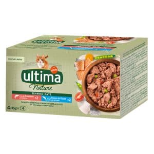 Ultima Nature Paté Cat 40 x 85 g - Lax+ Havsfisk