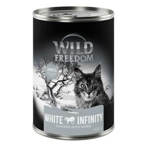 Wild Freedom Adult 6 x 400 g - White Infinity - Horse & Chicken