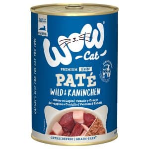 WOW Cat Senior 6 x 400 g - Vilt & kanin
