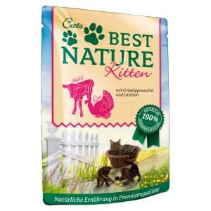 Best Nature Kitten 16 x 85 g - Kalkon & kalv