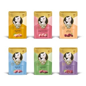 Kitty Cat Paté i mixpack 6 x 85 g - Mixpack I (6 sorter)