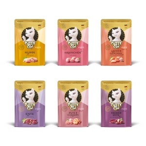 Kitty Cat Paté i mixpack 6 x 85 g - Mixpack II (6 sorter)